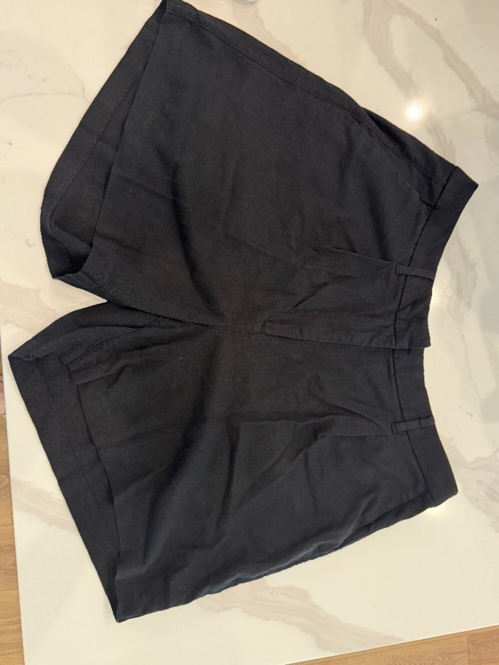 Extra High-Waisted Linen-Blend Taylor Shorts Old Navy
